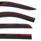 2019-2025 Silverado & Sierra Crew Cab Low Profile Style Window Visors