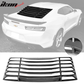 2016-2024 Chevy Camaro IKON Rear Window Louvers Cover Sun Shade ABS