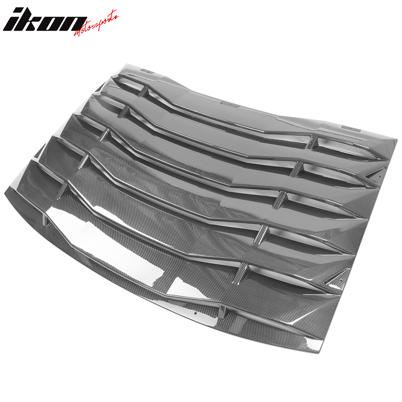 2011-2023 Dodge Charger V1 Side & Rear Window Louver Cover CF Print