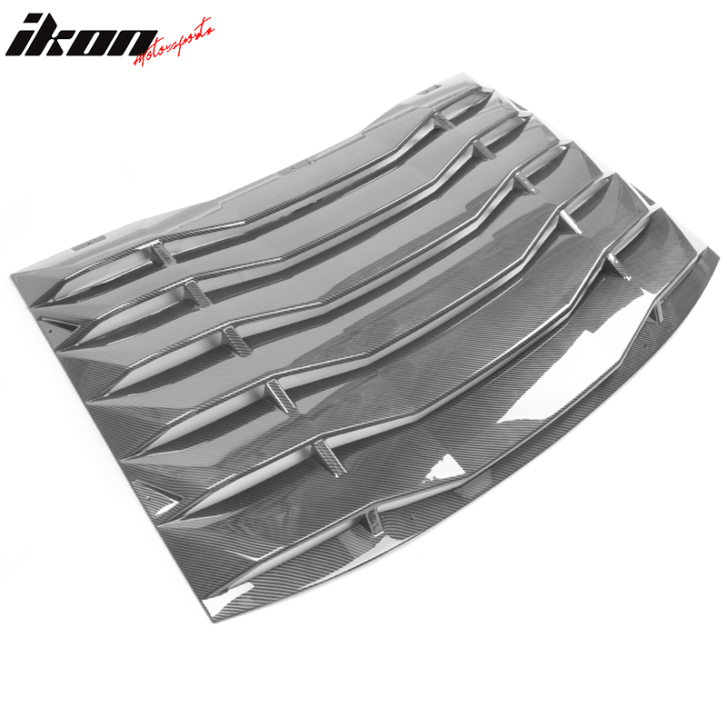 2011-2023 Dodge Charger V2 Side & Rear Window Louver Cover CF Print