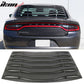 2011-2023 Dodge Charger Unpainted Rear Window Louver Side Vent ABS PP