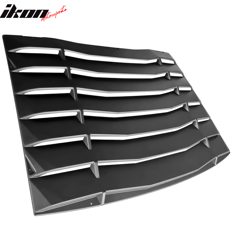 2005-2014 Ford Mustang Rear Unpainted Window Louvers Side Vent Scoops