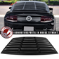 2005-2014 Ford Mustang Rear Window Louvers Side Vent Scoops ABS PU