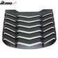 2015-2023Â Ford Mustang IKON Black Rear Window Louver Side Louvers ABS