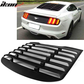 2015-2023 Ford Mustang Coupe V Style Rear Window Louver Side Vent ABS