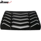 Fits 16-21 Honda Civic Quarter ABS Rear + Side Window Louver Black