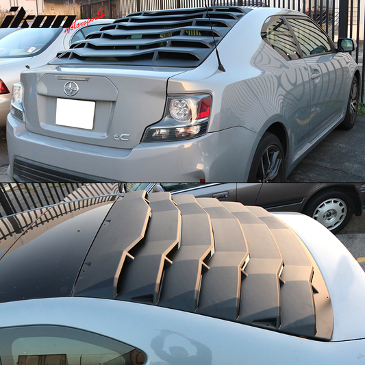 2011-2016 Scion TC IKON Style Rear Window Louver Gloss ABS