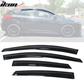 2012-2018 Ford Focus Acrylic 4PC Tape On Window Visors Rain Guard Vent