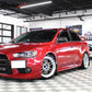 2008-2017 Mitsubishi Lancer EVO Window VisorsAcrylic 4PC