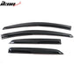 2007-2013 Toyota Yaris Window Visors Mugen Style Smoke Tinted Acrylic