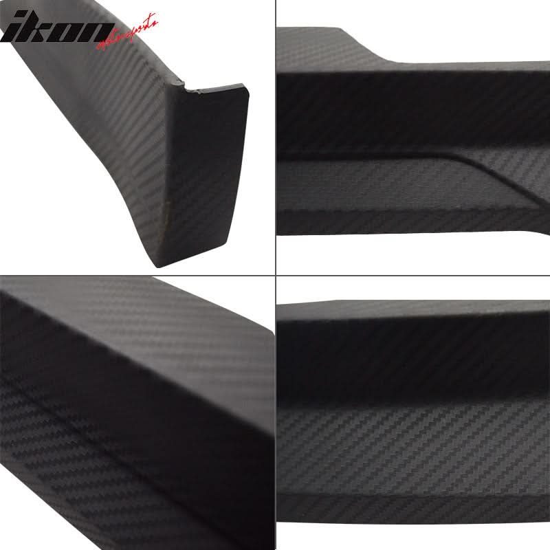 1994-1997 Acura Integra Matte Black CF Texture Front Bumper Lip PP