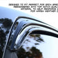 2002-2007 Mitsubishi Lancer EVO Sedan Acrylic 4PC Window Visors Guard