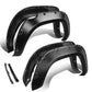 16-17 Toyota Tacoma Pocket-Riveted Style Wheel Flares - Textured Black
