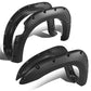 04-14 Nissan Titan Pocket-Riveted Style Wheel Flares - Textured Matte Black
