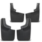 04-14 Ford F-150 Mud Guard Flaps 4pc Set Matte Black