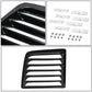 97-17 Chevrolet Express GMC Savana Rear Window Louver 2PC Black