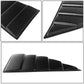 2008-2019 Dodge Challenger Side Window Louvers - 2 Piece