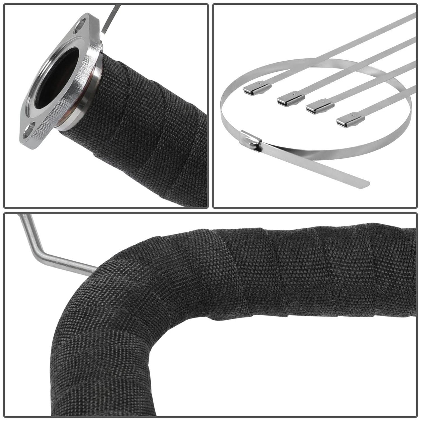 Type-1 Style Exhaust Heat Wrap - 50 Feet 2" x 30' Black
