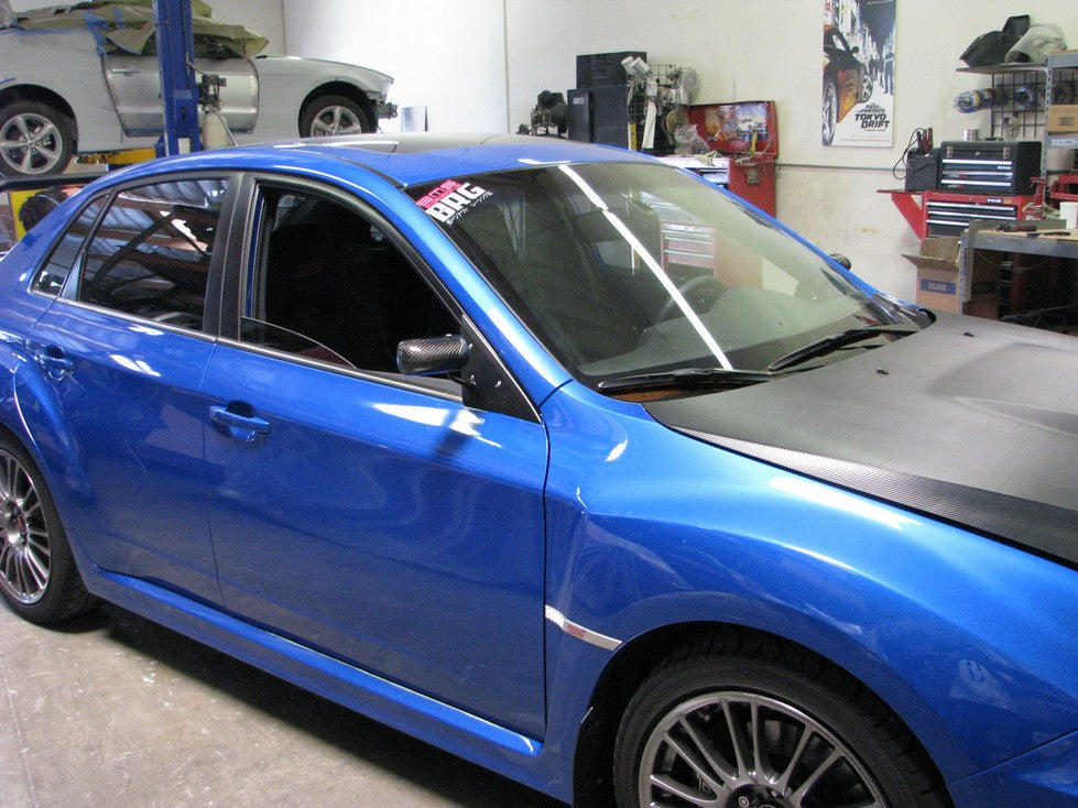 Carbon Fiber Subaru Impreza WRX/STI Formula GT3 Carbon Fiber Mirror/Black 2002-2007