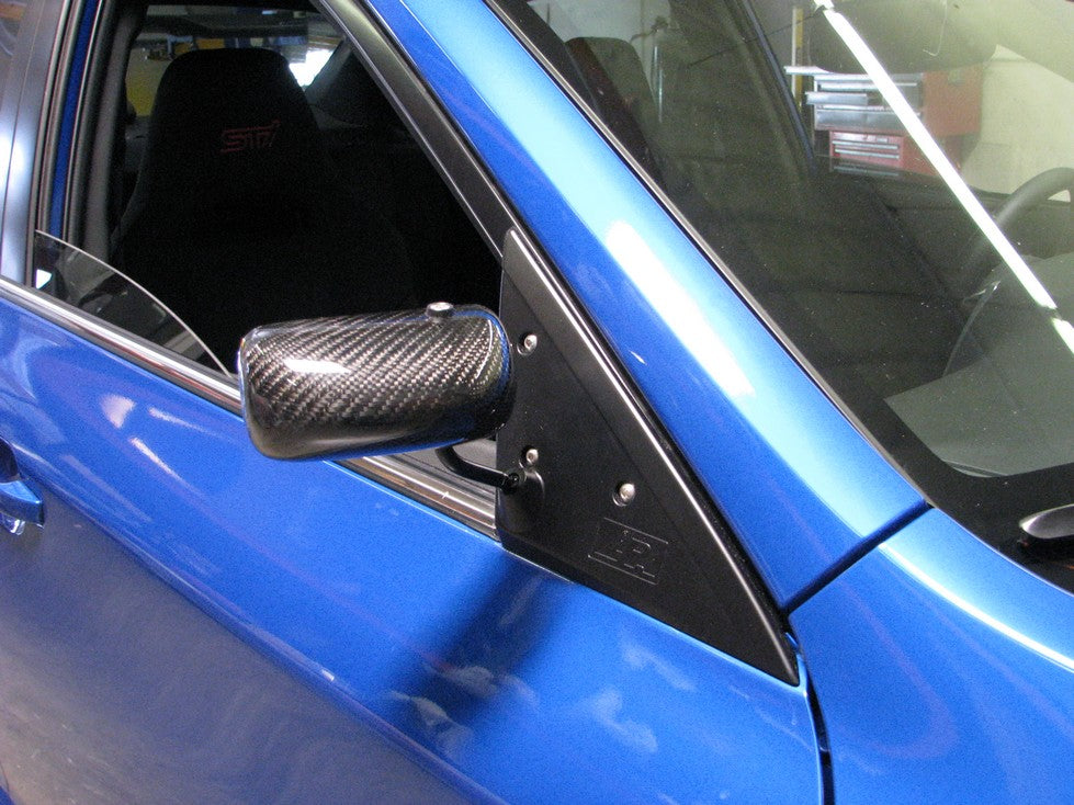 Carbon Fiber Subaru Impreza WRX/STI Formula GT3 Carbon Fiber Mirror/Black 2002-2007