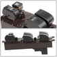 Power Window Switch - Driver Side - Black