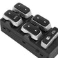 03-08 Lincoln Town Car Power Window Switch Driver Side Black