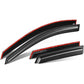 2010-2013 Mazda 3 Carbon Fiber Pattern Window Visors 4PCS
