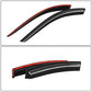 2007-2014 Chrysler Sebring/200 Sedan Window Visors Dark Smoke 2PCS