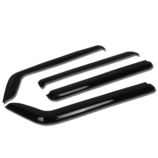 06-10 Hummer H3 Window Visors 4-Piece Set Dark Smoke