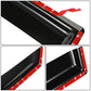 01-10 Chrysler PT Cruiser Window Visors Carbon Fiber 4PCS Black
