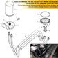 For Ford 4.6 / 5.4 Billet Oil Filter Relocation Kit Mustang GT / F150 Adapters
