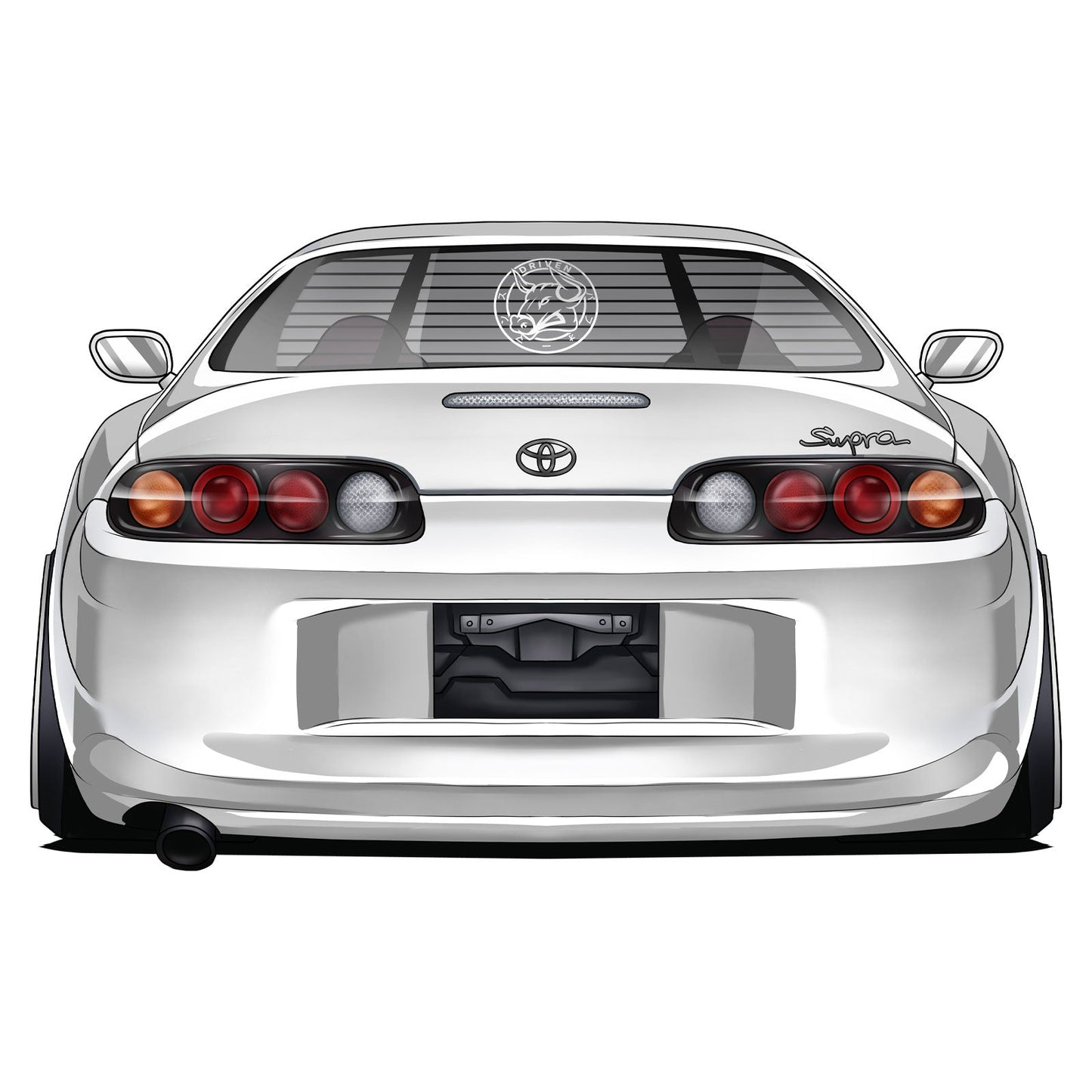 Bull Boost Driven Vinyl Window Sticker | 30 ENTRIES