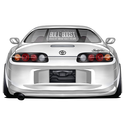 Bull Boost Visualize Vinyl Window Sticker - XL Slap