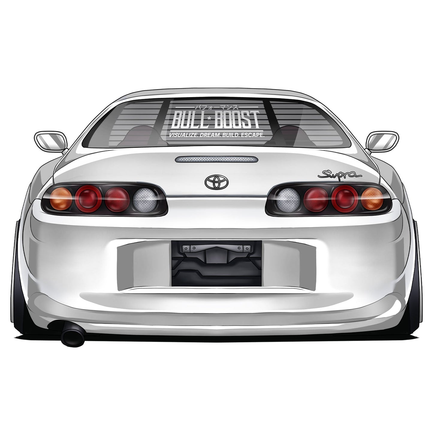 Bull Boost Visualize Vinyl Window Sticker | 30 ENTRIES