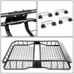 36" Roof Cargo Basket w/ Wind Fairing - Black