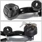 Bicycle Roof Mount Rack - Upright with Lock - Black