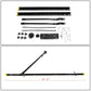 Bicycle Roof Mount Rack - Upright with Lock - Black