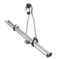 Bicycle Roof Mount Rack - Upright w/ Lock - Gray