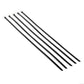 Stainless Steel Zip Tie Kit for Heat Wrap - 12" x 5mm - 5 Piece Black