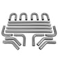 Universal 2.25" Polished Exhaust Piping Kit