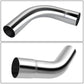 Universal 3.5" Exhaust Piping Kit - Mild Steel - 8 Piece Set