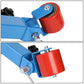 Adjustable Fender Roller with Lug Nut Spacer Rings - Blue