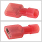 Female Spade Quick Disconnect Connectors 100PCS Crimp Style 1/4"