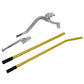 Tire Mount / Demount Tool Set - 2PCS with Bead Keeper - Yellow