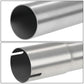 2" to 2.15" Flared Exhaust Pipe Tubing 18" Polished Stainless Steel