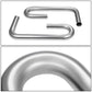 2" to 2.15" Flared 90 Degree L-Bend Exhaust Pipe Tubing Mild Steel
