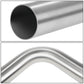 2" to 2.15" Flared 90 Degree L-Bend Exhaust Pipe Tubing Stainless Steel