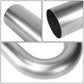 3.0"-3.15" Flared 180 Degree U-Bend Exhaust Pipe Tubing Stainless Steel