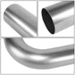 3.0"-3.15" Flared 45 Degree L-Bend Exhaust Pipe Tubing Stainless Steel