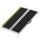 Aluminum Wheelchair Ramp 29" W x 4' L x 2" H Extended - Metallic/Black